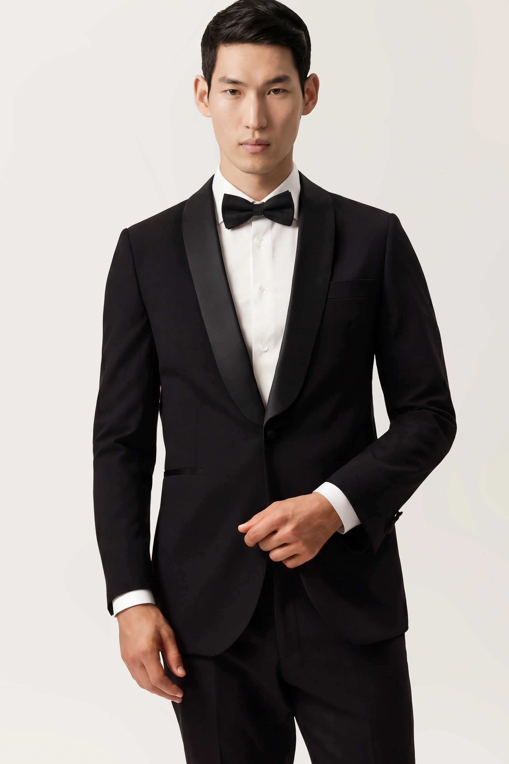 Formalwear catalog image produced with Dazzl